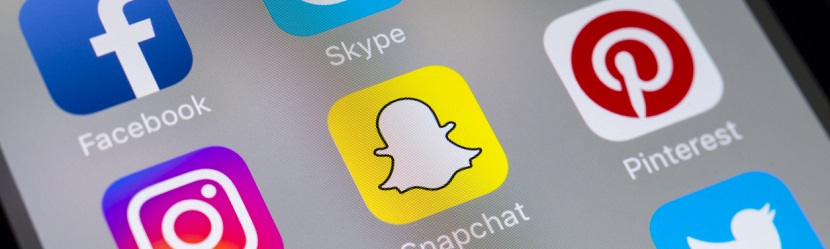 Application mobiles Pinterest et Instagram